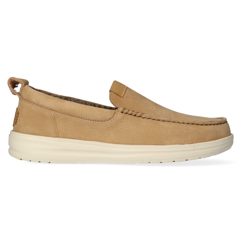 Wally Grip Moc Craft Leather Heren Mocassins Tan