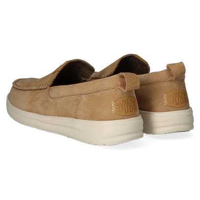 Wally Grip Moc Craft Leather Heren Mocassins Tan