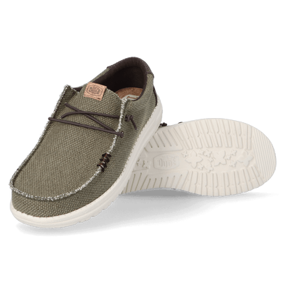 Wally Braided Heren Instappers Burnt Olive/Delicioso Brown