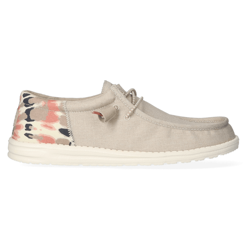 Wally Funk Tie Dye Heren Instappers Tan