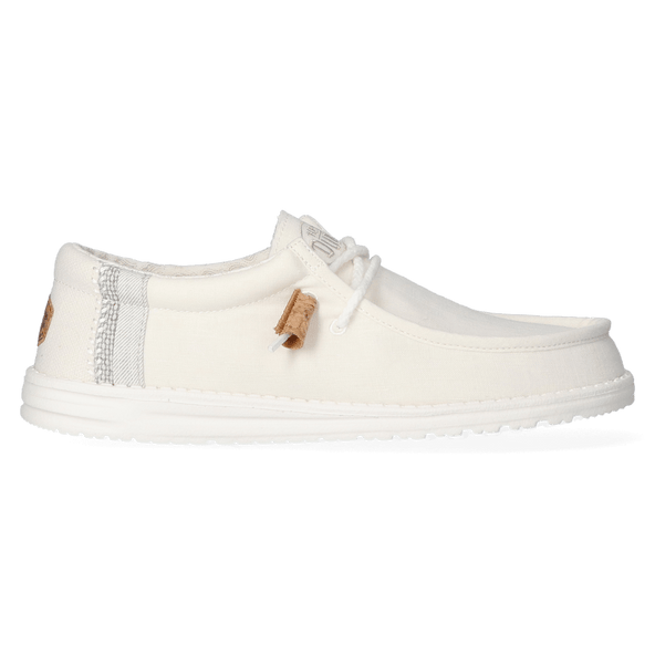 Wally Break Stitch Heren Instappers White Wally Break Stitch Heren Instappers White