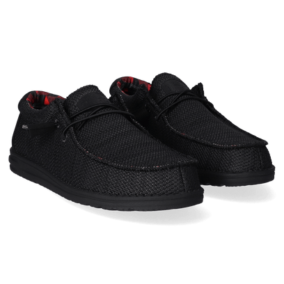 Wally Sox Heren Instappers Jet Black