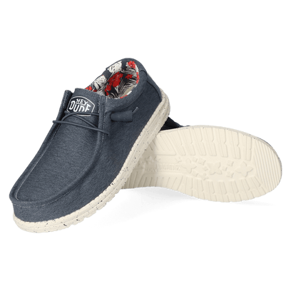 Wally Stretch Heren Instappers Blue