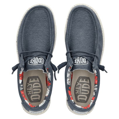 Wally Stretch Heren Instappers Blue