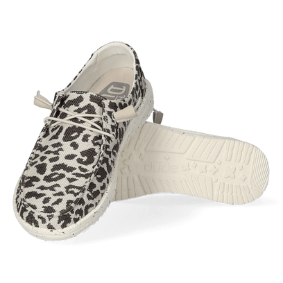 Wendy Dames Instappers Cheetah Grey