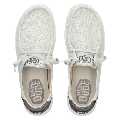 Wendy Woven Dames Instappers Light Grey