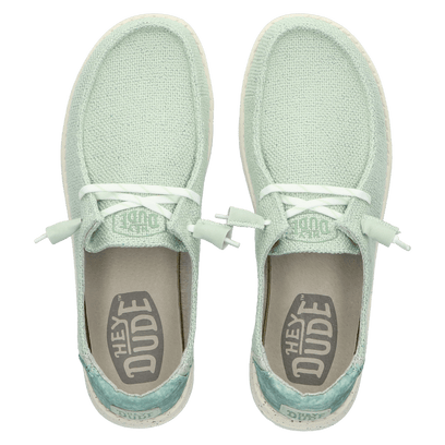 Wendy Woven Dames Instappers Mint