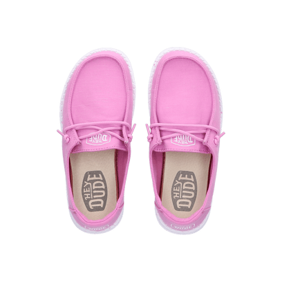 Wendy Youth Slub Canvas Meisjes Instappers Violet