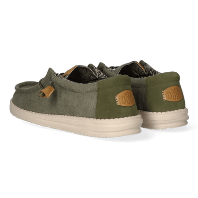 Wally Corduroy Heren Instappers Olive