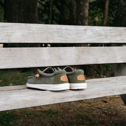 Wally Corduroy Heren Instappers Olive