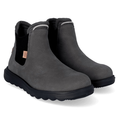Branson Craft Leather Heren Boots Grey