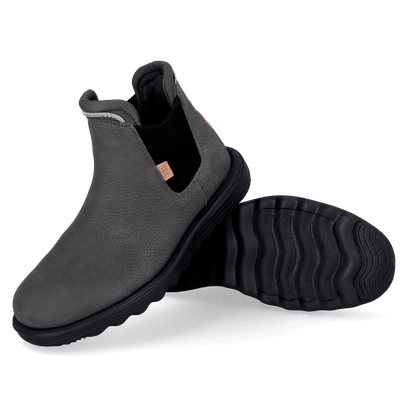 Branson Craft Leather Heren Boots Grey