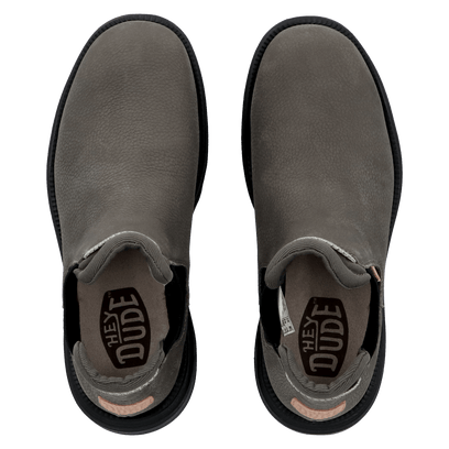 Branson Craft Leather Heren Boots Grey