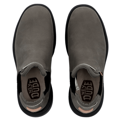 Branson Craft Leather Heren Boots Grey