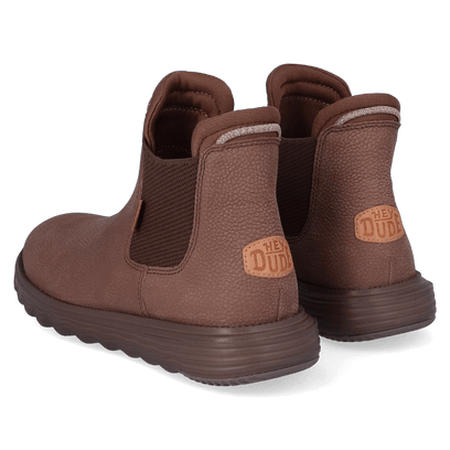 Branson Craft Leather Heren Boots Brown