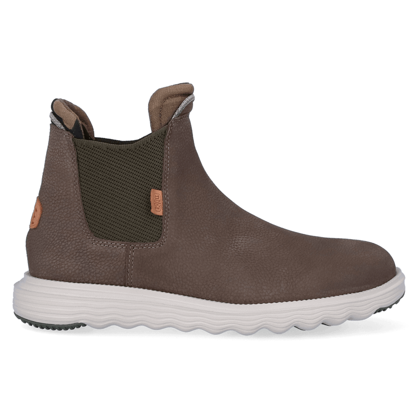 Branson Craft Leather Heren Boots Olive