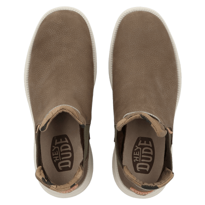 Branson Craft Leather Heren Boots Olive