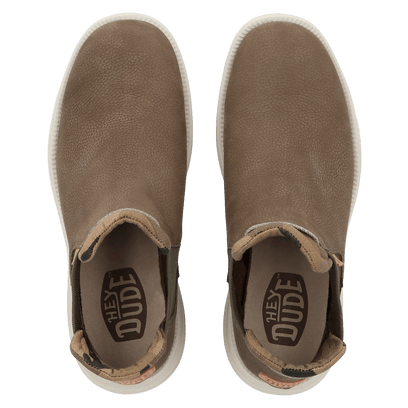 Branson Craft Leather Heren Boots Olive