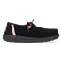 Wendy Washed Canvas Dames Instapper Black