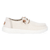 Wendy Washed Canvas Dames Instapper Cream
