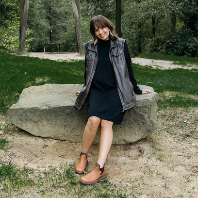 Branson Craft Leather Dames Boots Cognac