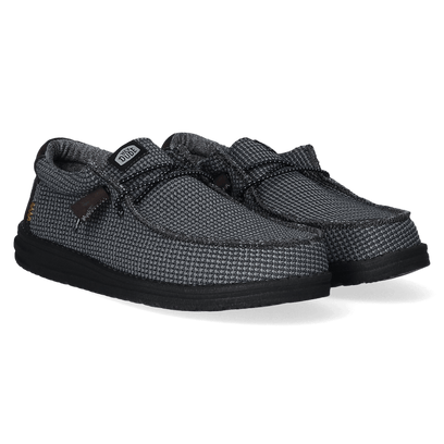 Wally Sport Mesh Heren Instappers Charcoal