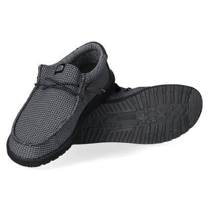 Wally Sport Mesh Heren Instappers Charcoal