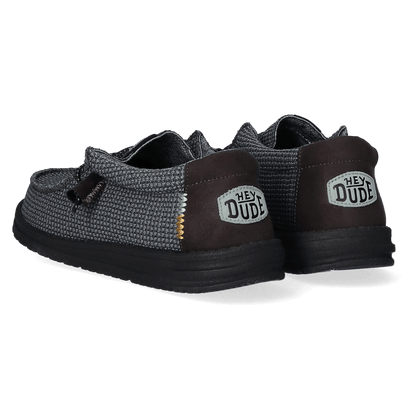 Wally Sport Mesh Heren Instappers Charcoal