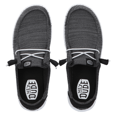 Wendy Sport Mesh Dames Instappers Black