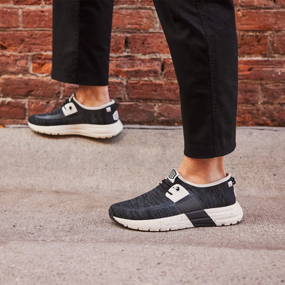 Sirocco Sport Mode Heren Sneakers Black/White