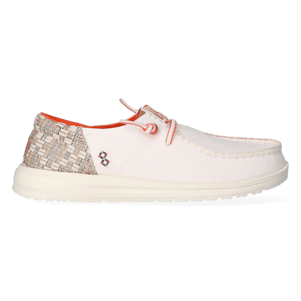 Wendy Funk Jacquard Dames Instappers Beige Wendy Funk Jacquard Dames Instappers Beige