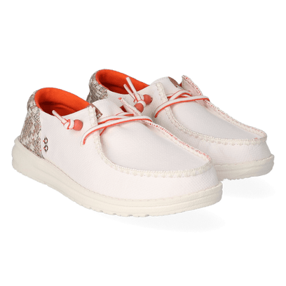 Wendy Funk Jacquard Dames Instappers Beige