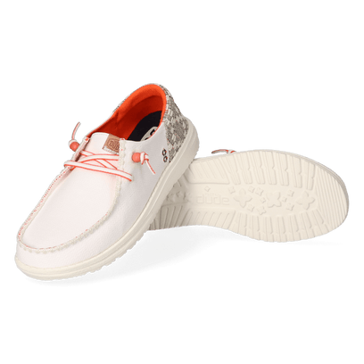 Wendy Funk Jacquard Dames Instappers Beige