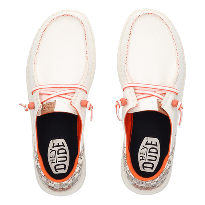 Wendy Funk Jacquard Dames Instappers Beige