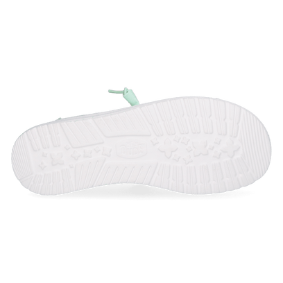 Wendy Stretch Canvas Dames Instappers Bay Blue