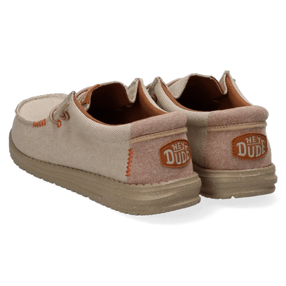 Wally Coastline Jute Heren Instappers Silver