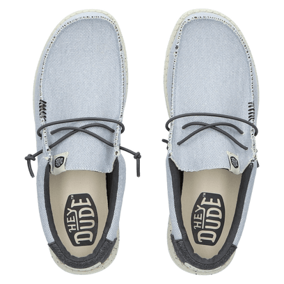 Wally Coastline Jute Heren Instappers Stone White