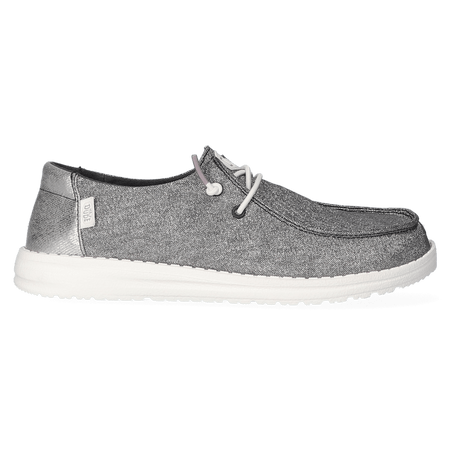 Wendy Metallic Sparkle Dames Instappers Charcoal Wendy Metallic Sparkle Dames Instappers Charcoal