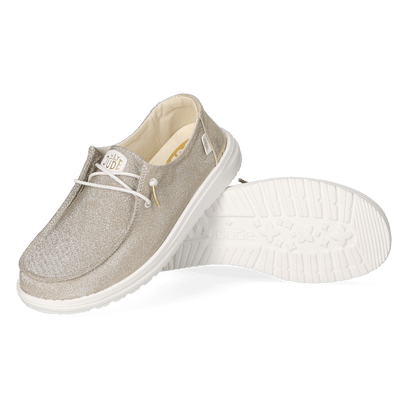 Wendy Metallic Sparkle Dames Instappers Gold