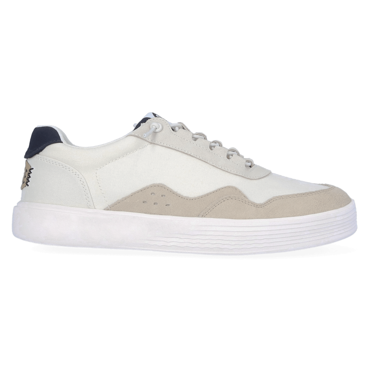 Hudson Canvas Heren Sneakers White/Grey