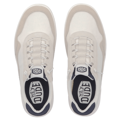 Hudson Canvas Heren Sneakers White/Grey