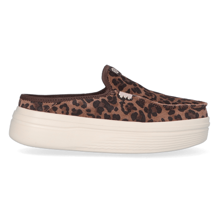 Austin Lift Classic Dames Instappers Suede Brown Leopard Austin Lift Classic Dames Instappers Suede Brown Leopard