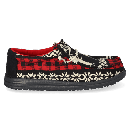 Wally Holiday Cheers Heren Kerst Schoenen Black/Multi Wally Holiday Cheers Heren Kerst Schoenen Black/Multi