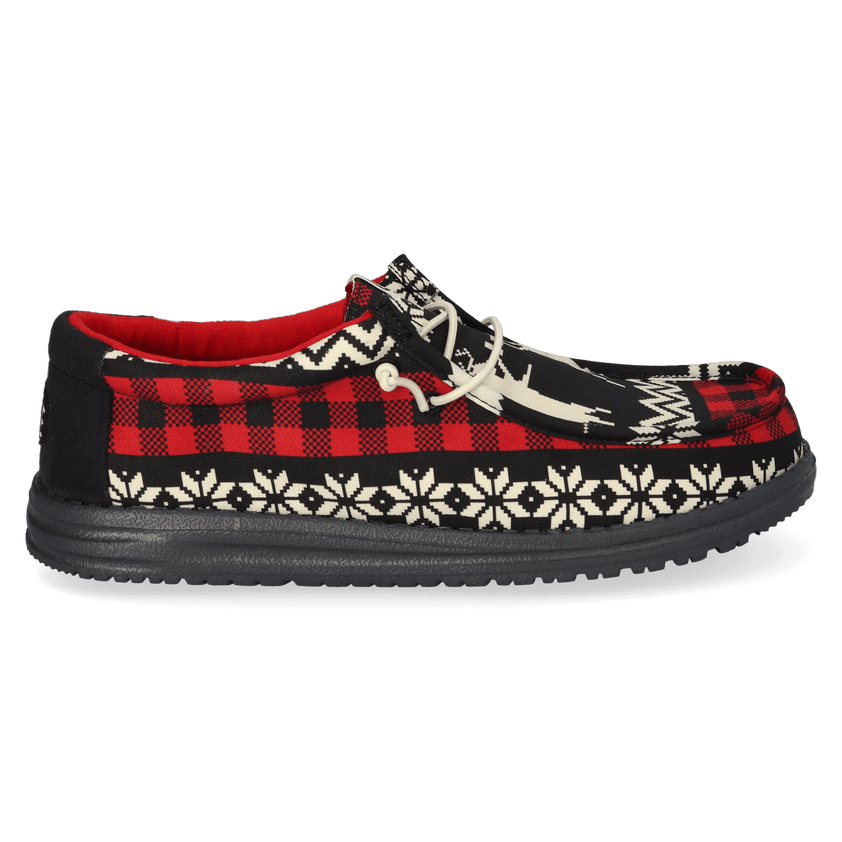 Wally Holiday Cheers Heren Kerst Schoenen Black/Multi