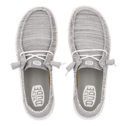 Wendy Stretch Sox Dames Instappers Light Grey