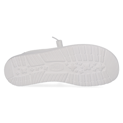 Wendy Stretch Sox Dames Instappers Stone White