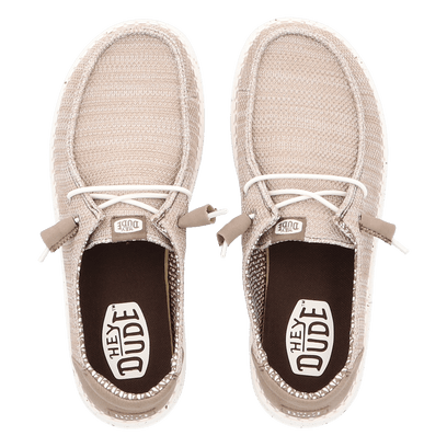 Wendy Stretch Sox Dames Instappers Walnut