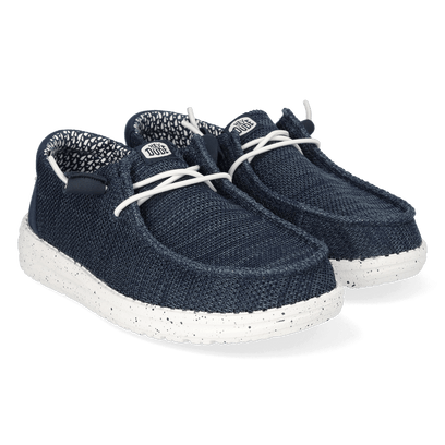 Wendy Stretch Sox Dames Instappers Navy