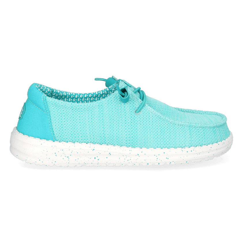 Wendy Stretch Sox Dames Instappers Ceramic Blue