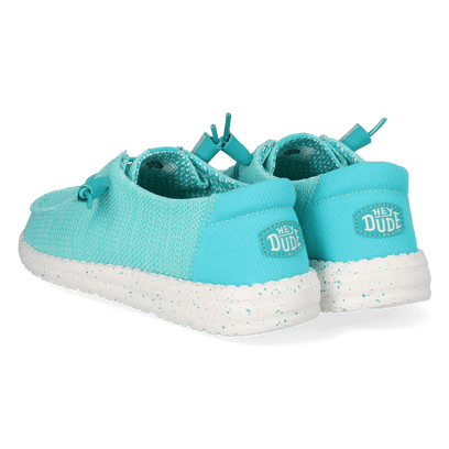 Wendy Stretch Sox Dames Instappers Ceramic Blue